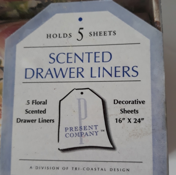 Rose Scented Drawer Liners Box of 5 - Picture 7 of 10